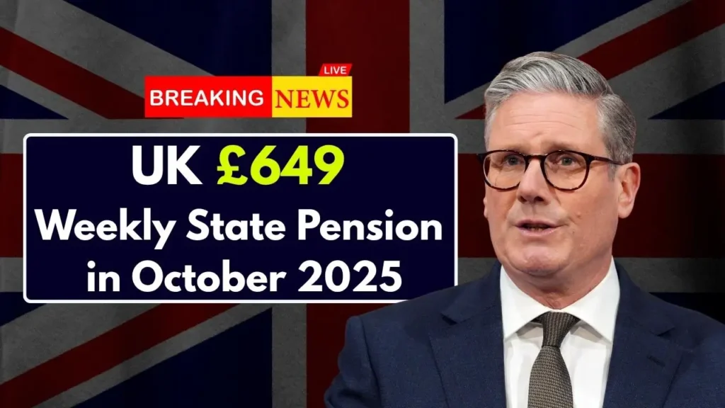 UK £649 Weekly State Pension in October 2025